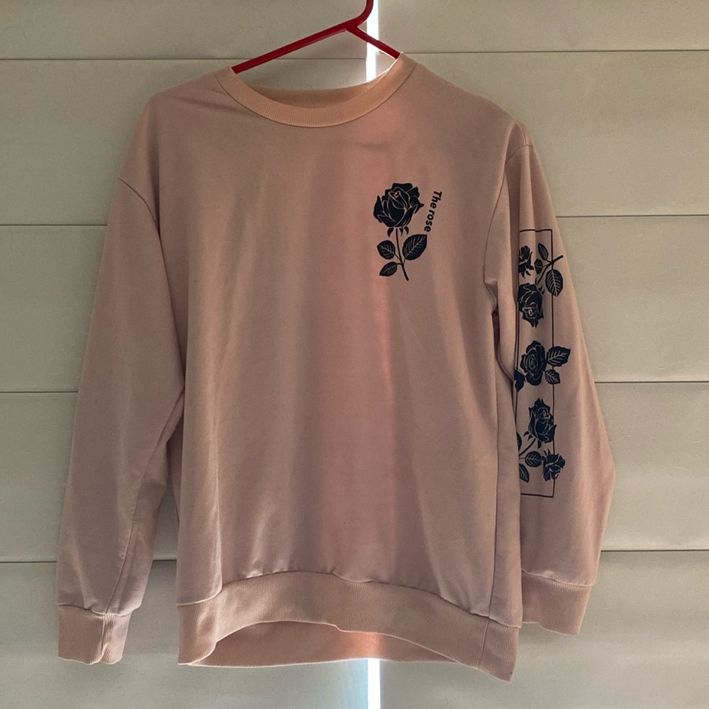 Pink rose shirt